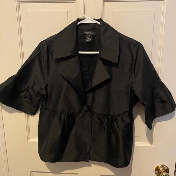 Karen Kane Jackets & Blazers - Karen Kane Black Silk  Dress/Suit Jacket MEDIUM